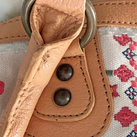 Embroidered Satchel Bag - Picture 10 of 16